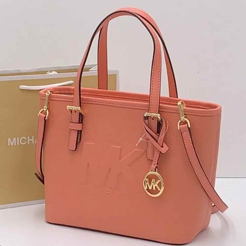 Michael Kors Xs Cryl Conv Tz Tote Sherbert Leather